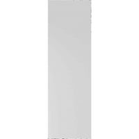 Ekena Millwork 12 W 78 H Gerçek Uyum PVC İki eşit Yükseltilmiş Panel Panjur, Beyaz