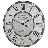 Caledonian Demiryolu Glasgow Büyük Boy Duvar Saati