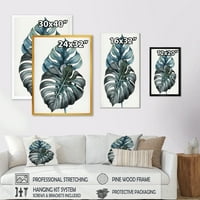 Designart Philodendron Yaprak I Tuval Duvar Sanatı