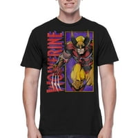 Wolverine Panel Göğüs Erkek grafikli tişört