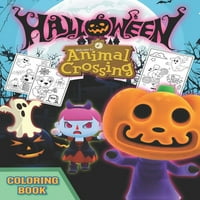 Animal Crossing Halloween Boyama Kitabı: Favori Karakterin Yüksek Kaliteli İllüstrasyonlarına Sahip Çocuklar için