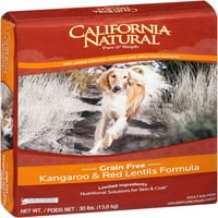 California Doğal kapaklı Tahılsız Kanguru ve Kırmızı Mercimek Formülü Kuru Köpek Maması, lb