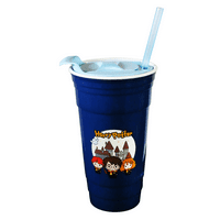 Harry Potter Üçlü Sahne Gümüş Buffalo Tumbler Kapaklı ve Pipetli, 32 oz