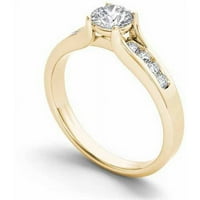 Karat T.W. Pırlanta Klasik 14kt Sarı Altın Nişan Yüzüğü