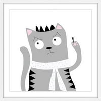 Marmont Hill Kızgın Kitty Katarina Snygg Çerçeveli Resim Baskısı