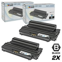 Uyumlu Dell N Dell Lazer 2335dn ve 2355dn s için Yüksek Verimli Siyah Toner Kartuşları Seti