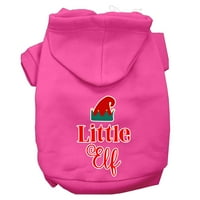 Mirage Evcil hayvan Ürünleri Küçük Elf Tatil Noel Köpek Hoodie, Mor, S