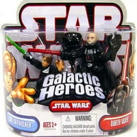 Luke Skywalker Ve Darth Vader Maskesiz Mini Figür Yıldız Savaşları