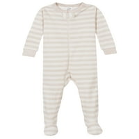 Gerber Erkek Bebek ve Yürümeye Başlayan Çocuk Rahat Fit Ayaklı Pamuklu Pijama, 2'liPaket