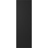 Ekena Millwork 1 2 W 36 H Americraft Beş Tahta Dış Gerçek Ahşap Birleştirilmiş Tahta-n-Çıta Panjurlar, Siyah