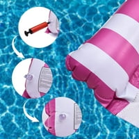 AQwzh Şişme Taşınabilir Su Hamak Havuzu Manuel Hava Pompası ile Yüzer