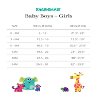 Kısa Kollu Garanimals Kız Bebek Grafik Baskı Elbise, 0 Aylık Bedenler
