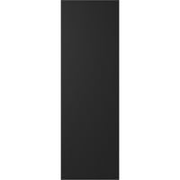 Ekena Millwork 1 2 W 33 H Americraft Beş Tahta Dış Gerçek Ahşap Birleştirilmiş Tahta-n-Çıta Panjurlar w Z-Bar, Siyah