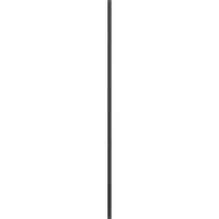 Ekena Millwork 3 4 W 35 H Orta Amerika Vinil, Standart Ölçü Williamsburg Çift Panel Kepenkler, w Montaj Kepenkleri-Lok's