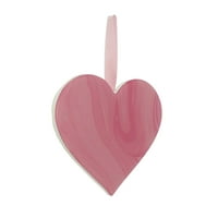 Sevgililer Günü Kutlamak için yolu Pembe Girdap Kalp Asılı Etiket Duvar Dekor