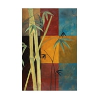 Pablo Esteban'dan 'Renkli Kareler Üzerine Bambu' Tuval Sanatı