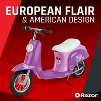 Jilet Cep Mod Minyatür Euro Tarzı Elektrikli Scooter - Kiki Mor, 13 Yaş ve Üstü Çocuklar ve Gençler için