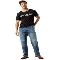 Jordache Vintage Erkek Alec Rahat Fit Bol Kot Pantolon, Bel Ölçüleri 29 -38