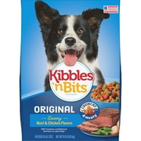 Kibbles 'n Bits Orijinal Tuzlu Sığır Eti ve Tavuk Lezzetleri Kuru Köpek Maması, 8 Kiloluk