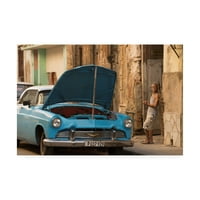 Dan Ballard'dan Marka Güzel Sanatlar 'Küba Arabası' Tuval Sanatı