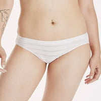Hanes Ultimate Kadın Bikini iç çamaşırı, Comfort Fle Fit, beyaz ışık tutkunu beyaz yumuşak Boz kahverengi 8