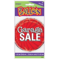 18 Folyo Garaj Satışı İşareti Balonu