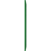 Ekena Millwork 15 W 28 H Gerçek Uyum PVC Bungalov Sabit Montajlı Panjurlar, Viridian Yeşili