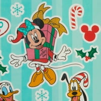 Disney Static Cling Christmas Window Decorations, Sayım, Kağıt, Yeniden kullanılabilir, Uygulaması Kolay
