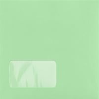 LUXPaper Pencere Zarfları, 1 2, Pastel Yeşil, 50'li Paket