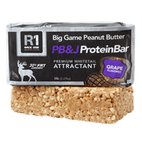 Raf Bir Büyük Oyun Tereyağı PB & J Protein Bar pound Üzüm Aroması - Whitetail Cezbedici