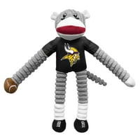 Küçük Dünya - NFL Takımı Çorap Maymun Evcil Hayvan Oyuncağı, Minnesota Vikings