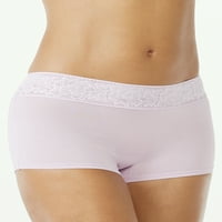 Joyspun Kadın Modal ve Dantel Boyshort Külot, 3'lü Paket, Beden S - 3XL