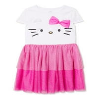 Hello Kitty Kız Özel Cosplay Tutu Elbise, Boyutları 4-12