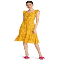 Luv Betsey By Betsey Johnson Kadın Fırfırlı Katmanlı Elbise