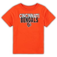 Yürümeye başlayan Turuncu Cincinnati Bengals Takım Tişörtü