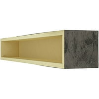 Ekena Millwork 6 H 10 D 84 W Elle Kesilmiş Fau Ahşap Şömine Mantel, Perdahlı Sedir