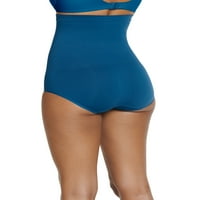 Jockey® Essentials Kadın Zayıflama Yüksek Belli Kısa, Soğutma Şekillendirici, Vücut Zayıflama İç Çamaşırı, Küçük
