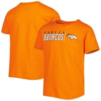 Gençlik Turuncu Denver Broncos Takımı Klasik tişört