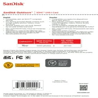 SanDisk 16GB Açık Havada SDHC UHS-I Hafıza Kartı - SDSDBNN-016G-AW6VN