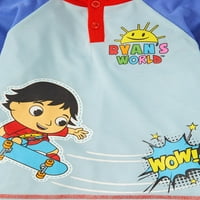 Ryan'ın Dünyası Yürümeye Başlayan Çocuk Pijamaları, 2 Parça, 3T-5T Bedenler