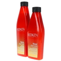 Redken Bukle Şampuanı Reddet 10. oz ve Bukle Giderici Saç Kremi 8. oz Kombo Paketi