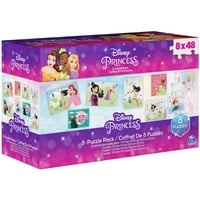 Disney Prensesi, Yapboz Paketi 48-Yapboz Başına Parça, 4 Yaş ve Üstü Çocuklar için