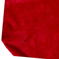 Tatil Zamanı Kırmızı Polyester Peluş Noel Ağacı Etek, 48 48 0.5