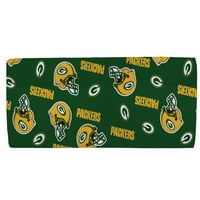 Green Bay Packers 58 % 100 Polyester Polar Logo Spor Dikiş ve El Sanatları Kumaş yd Cıvata, Yeşil, Sarı ve Beyaz