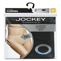 Jockey® Essentials Kadın Dikişsiz® Zayıflama Kısa Külot, Soğutma Şekillendirici, Karın Yumuşatma İç Çamaşırı, 2'li,