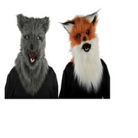 Kutlamanın Yolu Yetişkin Bir Boyut Cadılar Bayramı Maskesi Çok Renkli Köpek Kostümü Cadılar Bayramı Maskesi Çeşitleri