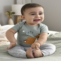 Gerber Erkek Bebek Koşu Pantolonu, 2'li Paket, Bedenler Yenidoğan- Aylar