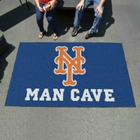 - New York Mets Erkek Mağarası UltiMat 5'x8' Halı