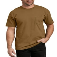 Hakiki Dickies Erkek ve Büyük Erkek Kısa Kollu Hi-Vis Ağır T-Shirt, 2-Pack