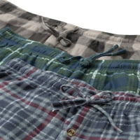 Gerçek Essentials erkek Microfleece Uyku Pantolon, Boyutları S-2XL, Erkek Pijama